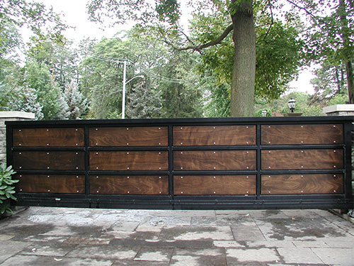 riverview wood metal slide gate