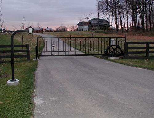 Slide Gate for Estate Farm